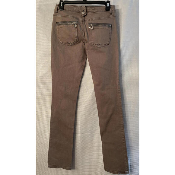 Karen Millen Denim Womens Gray Designer Jeans Size 2 EUC - Picture 6 of 7